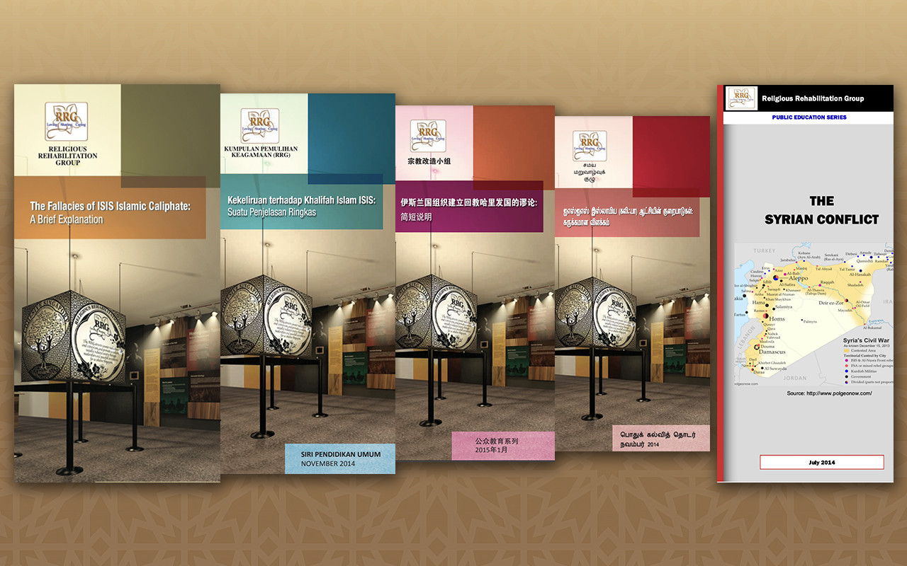 Publication and Distribution of Pamphlets  countering ISIS narratives