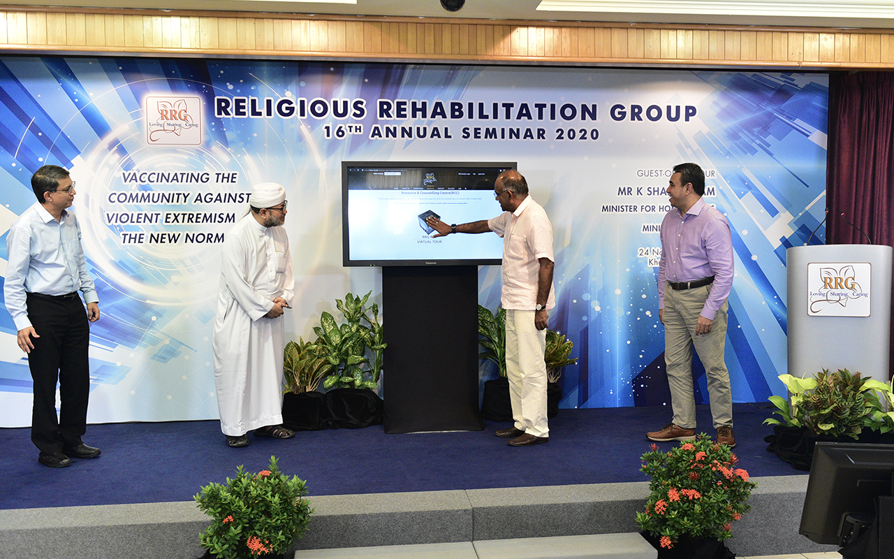 Launch of RRG Resource and Counselling Centre’s Virtual 360-degree Tour by Mr. K Shanmugam, Minister for Home Affairs and Law