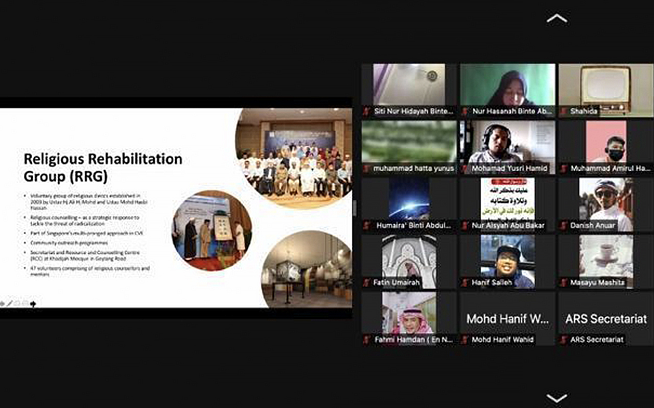 Virtual tour and online workshop for religious teachers, as part of the Majlis Ugama Islam Singapura’s (MUIS) Asatizah Recognition Scheme (ARS) training programme